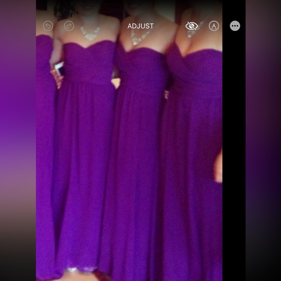 Purple long gown - Picture 5 of 5